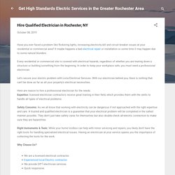 Electrician in Rochester, NY