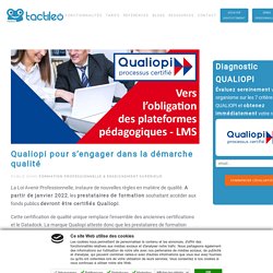 Qualiopi pour s'engager dans la démarche qualité - Tactileo