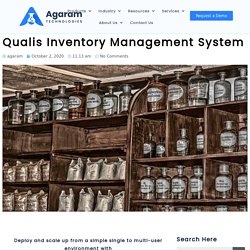 QuaLIS Inventory Management System - Agaram Tech