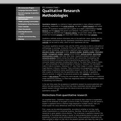 Qualitative Research Methodologies - UNINTER English Language Learning Project