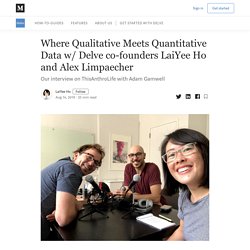 Where Qualitative Meets Quantitative Data w/ Delve co-founders LaiYee Ho and Alex Limpaecher
