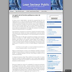 qualité service public « Lean Secteur Public