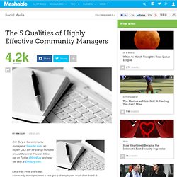 The 5 Qualities of Highly Effective Community Managers