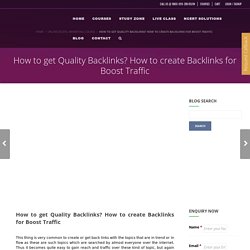 How to get Quality Backlinks? with Trending Topics?