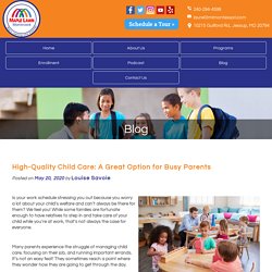 High-Quality Child Care: A Great Option for Busy Parents