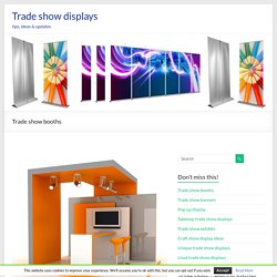 Trade show booths