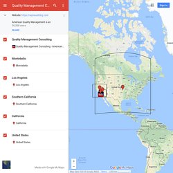 Quality Management Consulting – Google My Maps