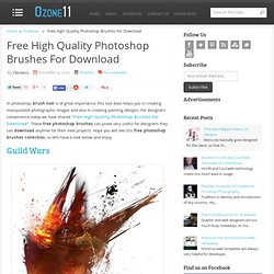 Free High Quality Photoshop Brushes For Download