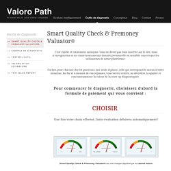 Smart Quality Check & Premoney Valuator® » Valoro Path