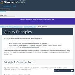 Quality Principles - 9000 Store