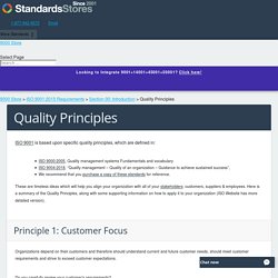 Quality Principles - 9000 Store