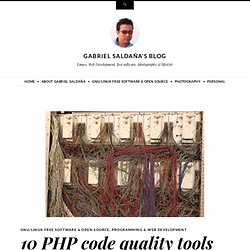 10 PHP code quality tools to avoid a mess in your projects