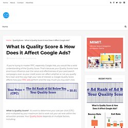 What Is Quality Score & How Does it Affect Google Ads? - SEO Duke