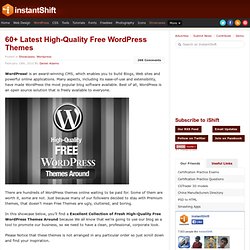 60+ Latest High-Quality Free WordPress Themes