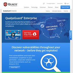 Guard® Security + Compliance Suite - Qualys, Inc.