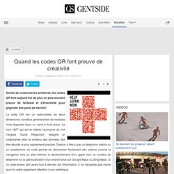 Quand les codes QR font preuve de créativité