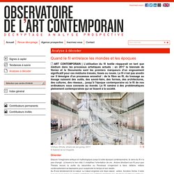Observatoire de l'art contemporain