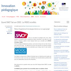 Quand SNCF fait son COOC : Le MOOC incivilités