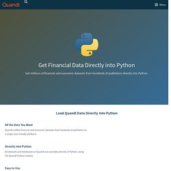 Quandl Python Module