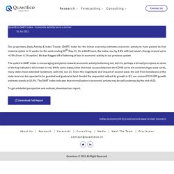 QuantEco DART Index – Economic activity turns a corner