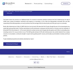 QuantEco DART Index – Economic activity almost unchanged