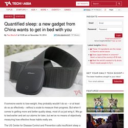 Quantified sleep: new gadget from China wants in your bed