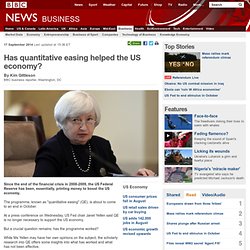 Has quantitative easing helped the US economy?