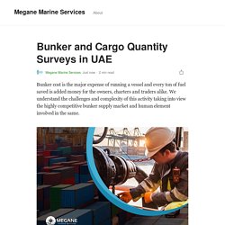 Bunker and Cargo Quantity Surveys in UAE