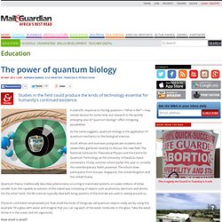 The power of quantum biology