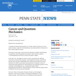 Cancer and Quantum Mechanics