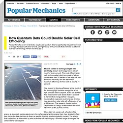 Quantum Dots +efficiency