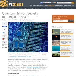 Quantum Network Secretly Running for 2 Years