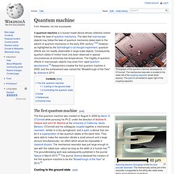 Quantum machine