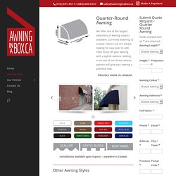 Buy Commercial Patio Awnings - www.awninginabox.ca