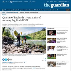 *****Quarter of England’s rivers at risk of running dry, finds WWF