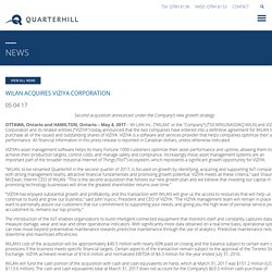 Quarterhill Inc. - WiLAN Acquires VIZIYA Corporation