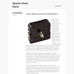 Quartz Clock Parts