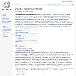 Quasiprobability distribution