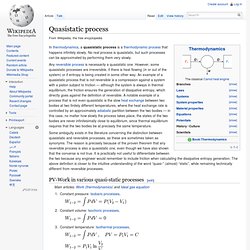 Quasistatic process