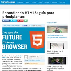 Qué es HTML5