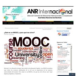 ¿Qué es un MOOC y para qué me sirve?
