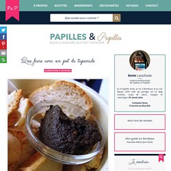 Que faire avec un pot de tapenade