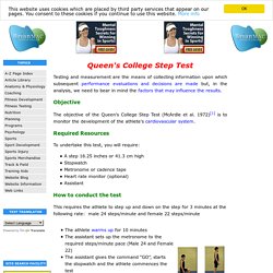 Queens College Step Test