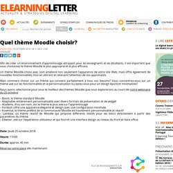 Quel thème Moodle choisir?