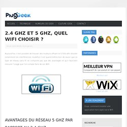 2.4 GHz et 5 Ghz, quel Wifi choisir ?