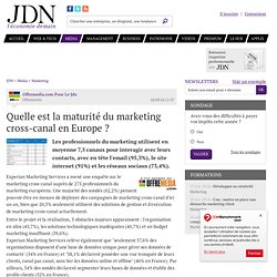 Quelle est la maturité du marketing cross-canal en Europe ?