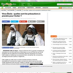 Virus Ébola : quelles sont les précautions à prendre pour l'éviter ?