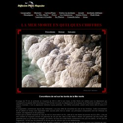 La Mer Morte en quelques chiffres : longueur, profondeur, salinité ...