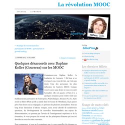 Quelques désaccords avec Daphne Koller (Coursera) sur les MOOC