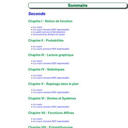 Quelques lignes de maths